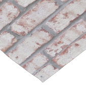 Whitewash Brick Wall Korte Tafelloper (Hoek)
