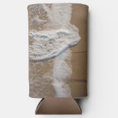 Whitewash op strand seltzer blikjeskoeler (Voorkant)