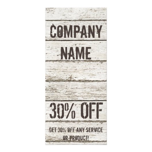 Whitewash Wood Carpentry handyman constructie Reclamekaart (Voorkant)