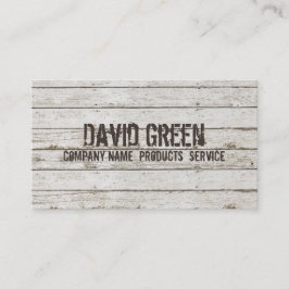 Whitewash Wood Carpentry handyman constructie Visitekaartje
