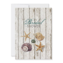 Whitewashed wood seashells strand vrijgezellenfees