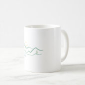 Whitewater Appalachia-Waterverf Koffiemok (Voorkant rechts)