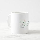 Whitewater Appalachia-Waterverf Koffiemok (Voorkant links)