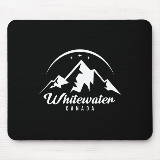 Whitewater Canada Skigebied Snowboarden Muismat (Voorkant)