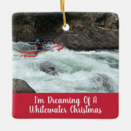 Whitewater Christmas Your Own Foto Keramisch Ornament