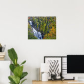 Whitewater Falls in de Nantahala National Poster (Thuiskantoor)