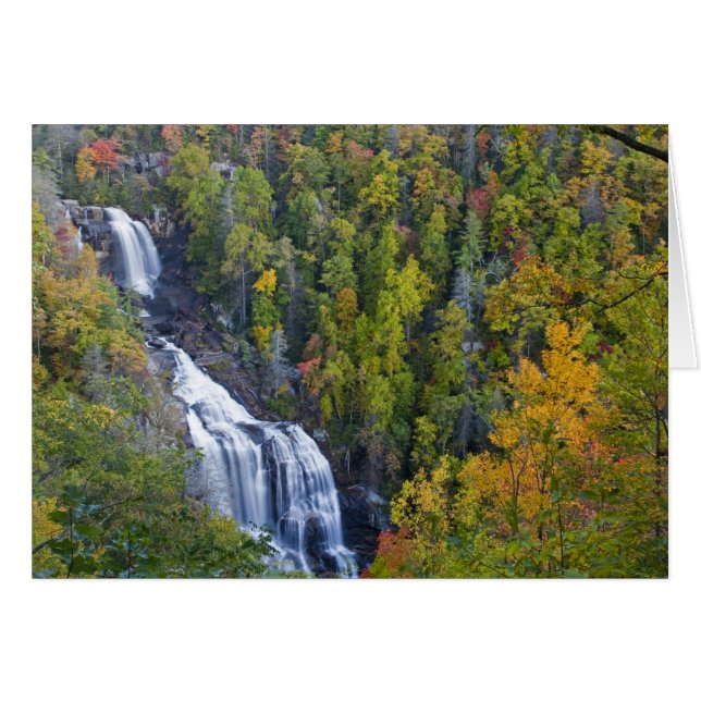 Whitewater Falls in het Nantahala Nationaal (Voorkant Horizontaal)