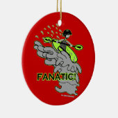 Whitewater Fanatic. Keramisch Ornament (Rechts)