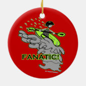 Whitewater Fanatic. Keramisch Ornament (Achterkant)