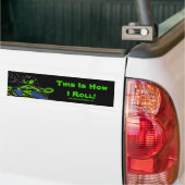 Whitewater Kajak Rollen Bumpersticker (Op Truck)