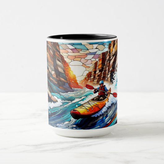 Whitewater kajakken in canyon mok (Midden)