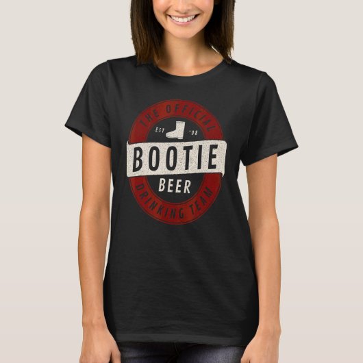 Whitewater Kayak Bootie Beer Drink Team 2 T-shirt (Voorkant)