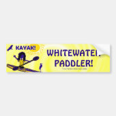 Whitewater Kayak! Kleding en dergelijke Bumpersticker (Voorkant)