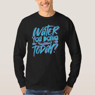Whitewater Kayak Paddle Water Je doet kanoe en T-shirt