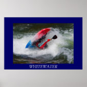 Whitewater Kayak Poster (Voorkant)