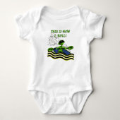 Whitewater Kayak Roll Baby Bodysuit (Voorkant)