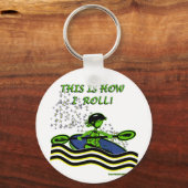 Whitewater Kayak Roll Sleutelhanger (Voorkant)