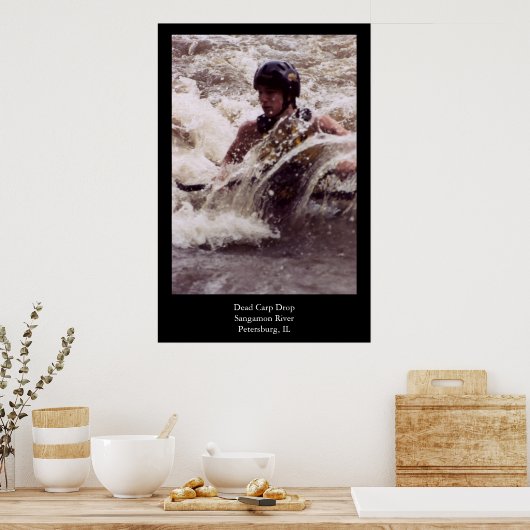 Whitewater Kayaking Poster (Keuken)