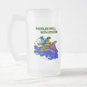 Whitewater Paddles goed met anderen Matglas Bierpul (Links)