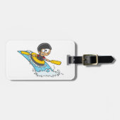 Whitewater Rafting Avontuur met Bang Jongen Bagagelabel (Voorkant horizontaal)