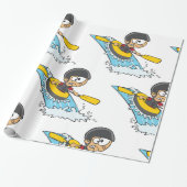 Whitewater Rafting Avontuur met Bang Jongen Cadeaupapier (Uitgerold)