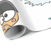 Whitewater Rafting Avontuur met Bang Jongen Cadeaupapier (Rol Hoek)