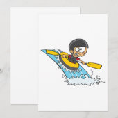 Whitewater Rafting Avontuur met Bang Jongen Kaart (Voorkant / Achterkant)