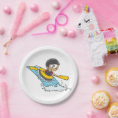 Whitewater Rafting Avontuur met Bang Jongen Papieren Bordje (Feest)