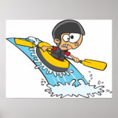 Whitewater Rafting Avontuur met Bang Jongen Poster (Voorkant)