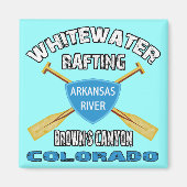 Whitewater Rafting Brown's Canyon Magneet (Voorkant)