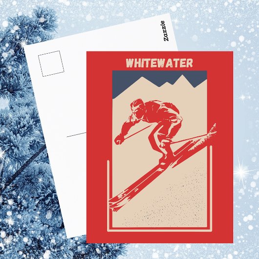 Whitewater Ski Resort in British Columbia Canada Briefkaart