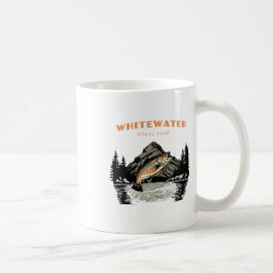 Whitewater State Park Retro Vintage Vissen  Koffiemok