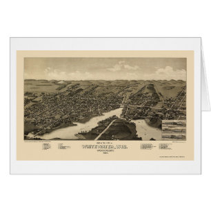 Whitewater, WI Panoramic Map - 1885