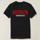 WHITEWATER WI WISCONSIN Funny USA City Roots Vinta T-shirt (Design voorkant)