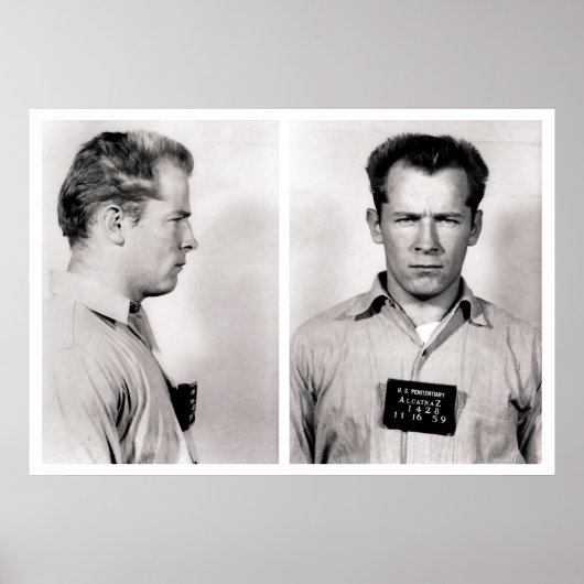 WHITEY BULGER ALCATRAZ MUGSHOT 1959 POSTER (Voorkant)