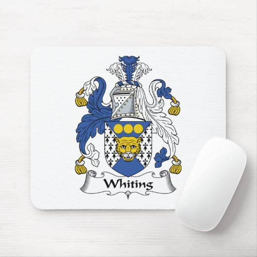 Whiting Family Crest Muismat (Met muis)