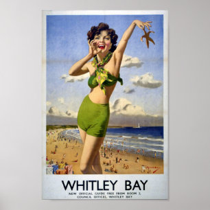 Whitley Bay, Engeland Poster