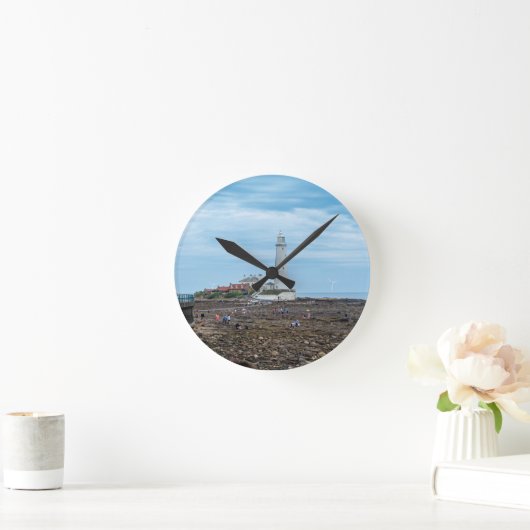 Whitley Bay lighthouse  Ronde Klok (Huis)