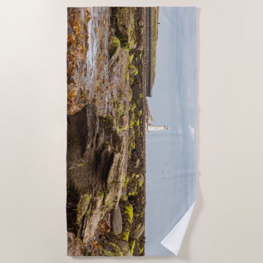 Whitley Bay lighthouse  Strandlaken (Voorkant)