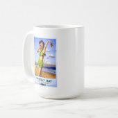 Whitley Bay Vintage Ad Koffiemok (Voorkant links)