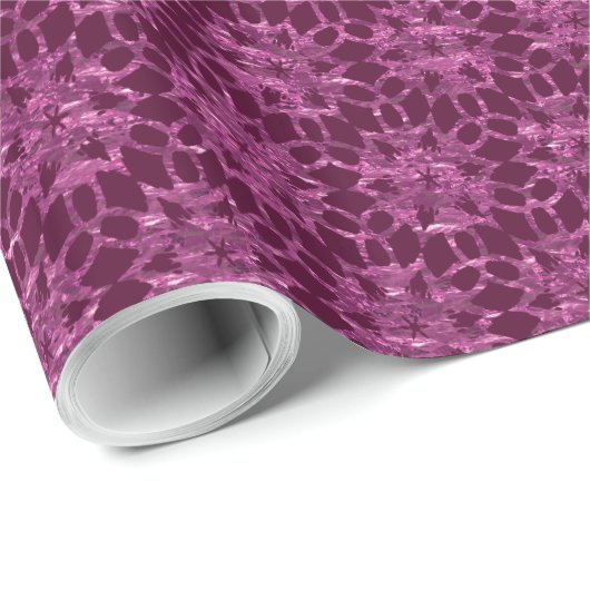 Whitley Star Lace Pattern Victoriaans Cadeaupapier (Rol Hoek)