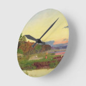 Whitlingham, Norfolk, 1860 (olie op doek) Ronde Klok (Hoek)