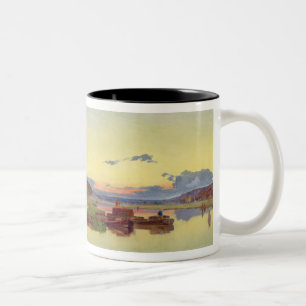 Whitlingham, Norfolk, 1860 (olie op doek) Tweekleurige Koffiemok