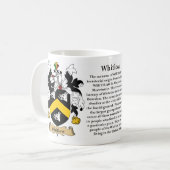 Whitlow, de oorsprong, de betekenis en de rest koffiemok (Voorkant links)