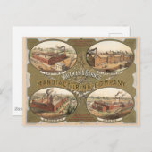 Whitman & Barnes Manufacturing Company. Briefkaart (Voorkant / Achterkant)