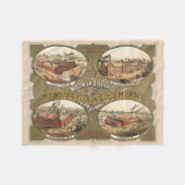Whitman & Barnes Manufacturing Company. Fleece Deken (Voorkant (Horizontaal))