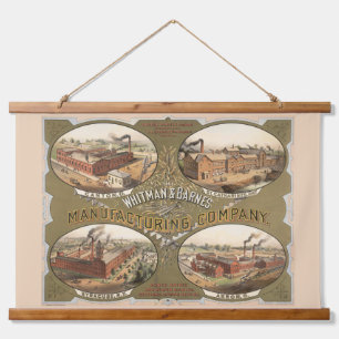 Whitman & Barnes Manufacturing Company. Hangend Wandkleed