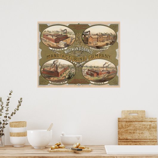 Whitman & Barnes Manufacturing Company. Poster (Keuken)