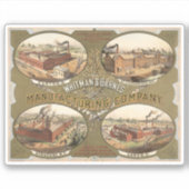 Whitman & Barnes Manufacturing Company. Sticker (Voorkant)