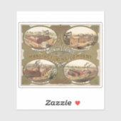 Whitman & Barnes Manufacturing Company. Sticker (Vel)